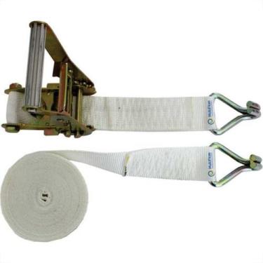 Imagem de Cinta Para Carga Multifitas Com Catraca 1,5Toneladas Branca 50Mmx9M ''