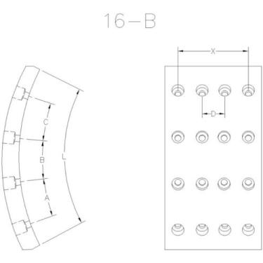 Imagem de Lona de freio Scania R 450 2019 a 2024 LONAFLEX L-309
