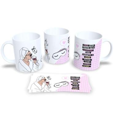 Imagem de Canecas de Porcelna Personalizadas dia Internacional da Mulher 8 de Ma