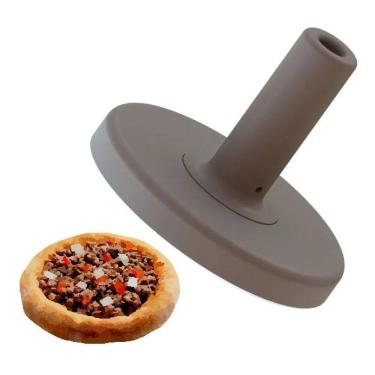 Imagem de Molde Modelador Esfiha Aberta 12Cm Esfirra Cortador Branco