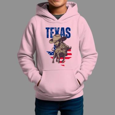 Imagem de Moletom Canguru Infantil Country Moda Country Inverno Capuz e Bolso Te