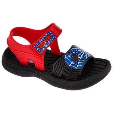 Imagem de Sandália Papete Infantil Baby Masculino Homem Aranha Conforto - CHARMO