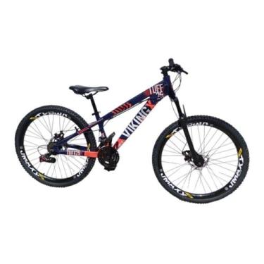 Imagem de Bicicleta Aro 26 Aluminio 21 Velocidade Vikingx Tuff 25 Freio Disco Hi