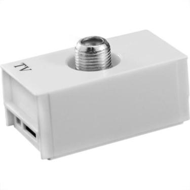 Imagem de Modulo Ilumi Slim (1 Tomada Antena Tv) 8163