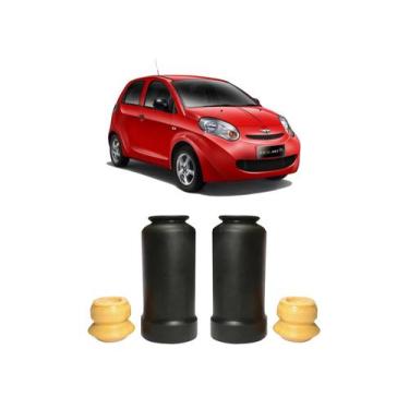 Imagem de Kit 2 Parcial Batente Dianteiro Chery S18 2011 2012 2013 14 - QualyKit