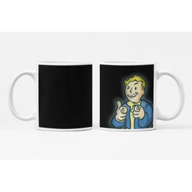 Imagem de Caneca de Porcelana Vault Boy Jogo Fallout Perssonalizada Md8 - Like G