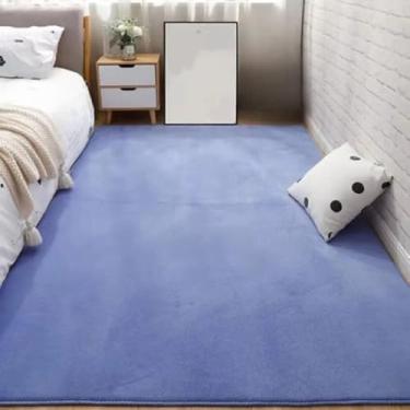 Imagem de Tapetes cinza Coral Veludo Sala de estar Tapete antiderrapante Tapetes de cabeceira Grande tapete macio Tapete de jogo infantil Decoração retangular para casa, 6,120x200cm