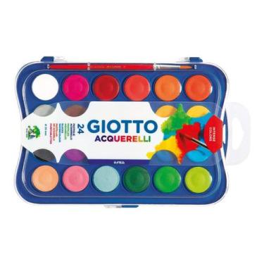 Imagem de Aquarela Pastilha Giotto 30mm 24 Cores