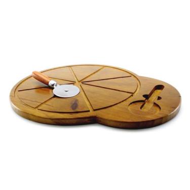 Imagem de Tábua para Pizza com Cortador Embutido - EL TORO CUTELARIA