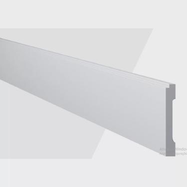 Imagem de Rodapé Lambri de Poliestireno 10cm x 15mm x 2.44m Liso MD10 nmc