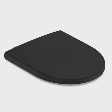 Imagem de Kit 2 Assentos Original Termofixo Soft Close Smart/slim Celite Matte Black