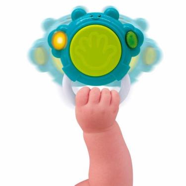 Imagem de Brinquedo Bebe Mordedor Musical Interativo Tambor Plástico - Auby