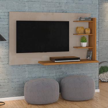 Imagem de Painel Bancada Madetec Suspensa Fendi/Naturale Julia