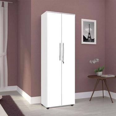 Imagem de Armário Multiuso Cordoba 2 Portas com Chave Branco Rede Móveis