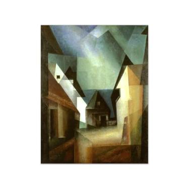 Imagem de MUHJDYC Quadro sobre tela abstrata, quadros decoração sala de estar modernos - famosos pintura de reprodução-imagem tela decorativa quarto (obra arte 24) 80 x 105 cm sem moldura