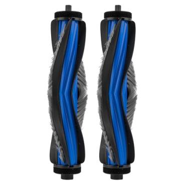 Imagem de CHAIN PEAK (Pacote com 2) Pincéis Omni Roller N30 compatíveis com ECOVACS DEEBOT X8 PRO/ X8 PRO Plus/ T50 PRO/ N30 Omni/ N30 PRO Omni Robot Vacuum, escova principal de substituição para várias