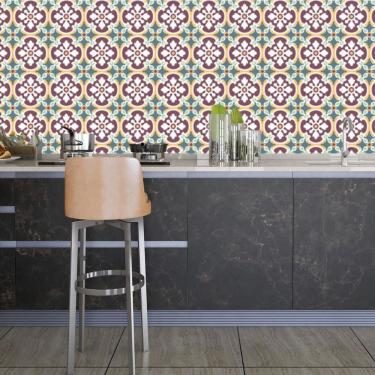 Imagem de Papel de Parede Adesivo Lavável Sala Quarto Cozinha 3 metros