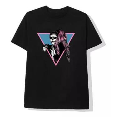 Imagem de Camiseta Cantora Lady Gaga Camisa Unissex Caveira - Loja Dinka, M, Pre