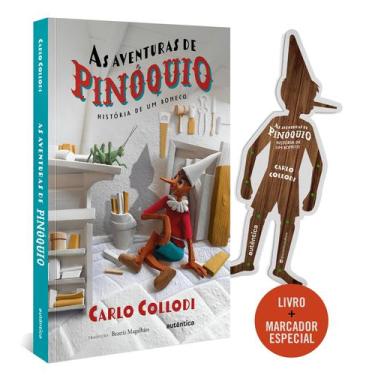 Imagem de Livro - As aventuras de Pinóquio - (Texto integral - Clássicos Autênti