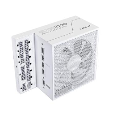 Imagem de Lian Li Série Edge - Fonte De Alimentação Modular Completa De 1000 W - 80 Plus Platinum - Atx 3.0, 3.1 - Pcie 5.1 - Design Em Formato De L Para Gabinete De Câmara Dupla - Ventoinha Fdb De 120 Mm -