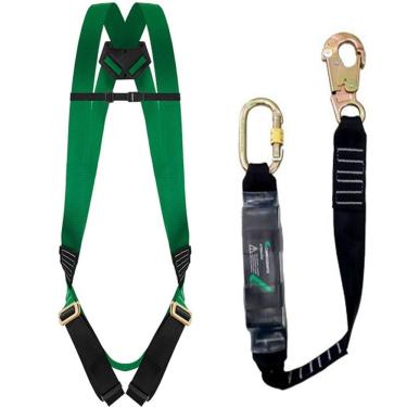 Imagem de Conjunto Cinto Paraquedista Carbografite CG750P, com Talabarte