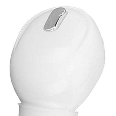 Imagem de QANYEGN Earbud único de Bluetooths, fone de ouvido sem fio Bluetooths, menor no fone de ouvido para treino esportivo e dormir (Branco)