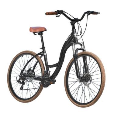 Imagem de Bicicleta 29 Blitz Comodo Urbana Full Shimano 21v , Preto, 16
