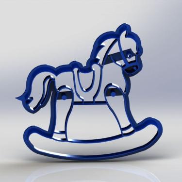 Imagem de Cortador Cavalo De Pau Tamanho 7Cm