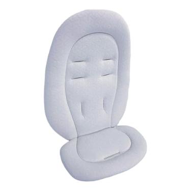 Imagem de Generic Assento para carrinho de bebê, almofada antiderrapante, colchão macio e respirável, Cinza