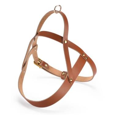 Imagem de Black Rhino Peitoral de couro resistente para cães - Colete para cães de serviço - Peitoral tático acolchoado para filhotes - Peitoral para cães sem puxão, ideal para todos os tipos de raças de