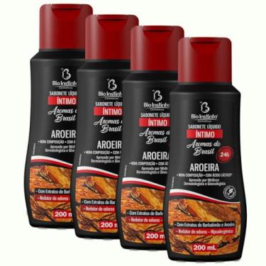 Imagem de 4 UNDs Sabonete Líquido Íntimo Aroeira 200ml Bio Instinto