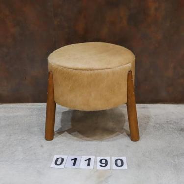 Imagem de Puff de Couro Redondo 40cm x 40cm | 01190