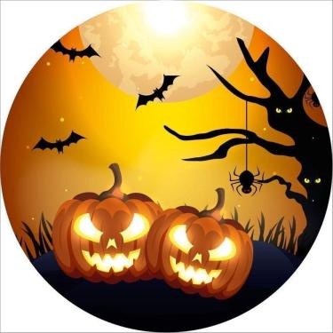Imagem de Painel Redondo 3D Sublimado Halloween Frd-5093