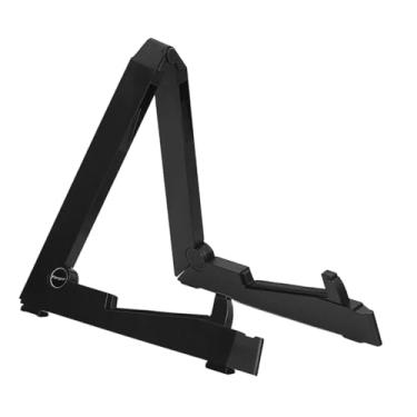 Imagem de Esquirla Suporte de guitarra dobrável antiderrapante, economizador de espaço para banjo, baixo, instrumento de cordas, guitarras acústicas