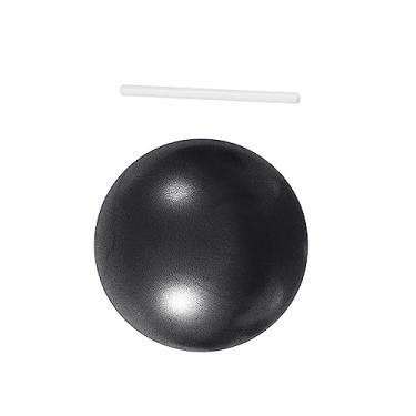 Imagem de Bola de Pilates pequena Bola de núcleo de 9 polegadas Bola de resistente Bola de exercícios para alongamento de ginástica em casa melhora o, PRETO