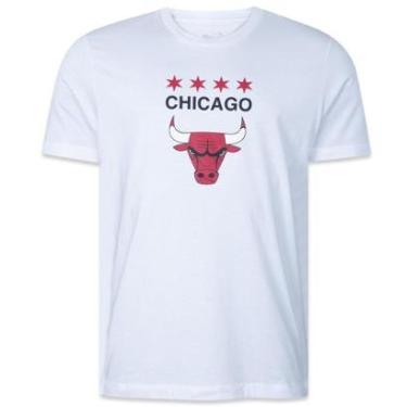Imagem de Camiseta New Era Regular NBAChicago Red Bulls Action Winter Sports Masculino-Masculino