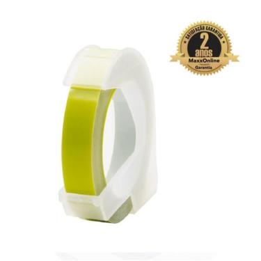 Imagem de Fita Vinílica Compatível Dymo Rotulador Manual 3DOG15 Verde Oliva 6mm 