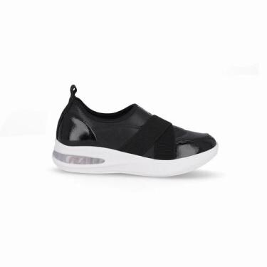 Imagem de Tênis Feminino Piccadilly Confortável Amortecedor 940004, 36, Preto