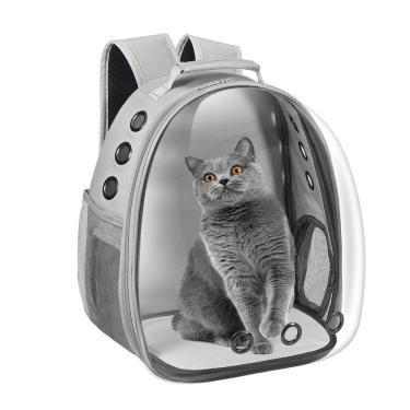 Imagem de Mochila transportadora para animais de estimação Dorphy Space Capsule para gato/cachorro cinza