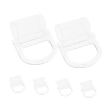 Imagem de Cabilock 6 peças com alça de persiana para janela, alça inferior para persianas sem fio, alças de elevação de persianas, para janelas, persianas, transparentes, abdominais