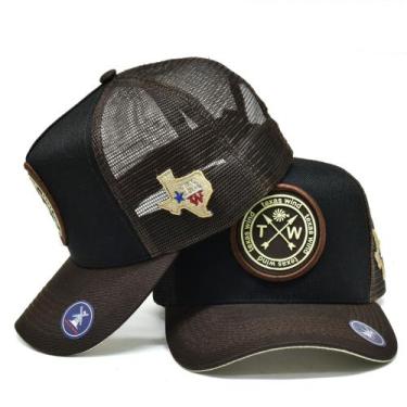 Imagem de Boné Telinha Trucker Atrevidu's Country Texas Wind Premium, Preto, Mar