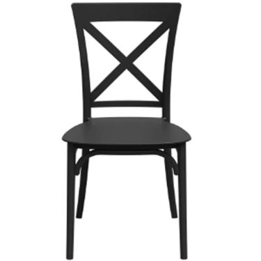 Imagem de Cadeira Robust Cross Forte Plástico Cor Preto