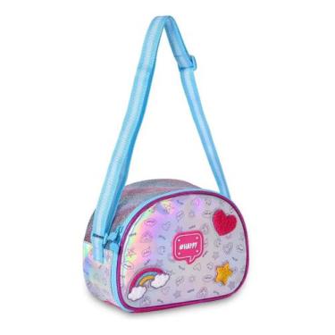 Imagem de Lancheira Térmica Escolar Lunch Bag Transversal Clio Style, Holografic