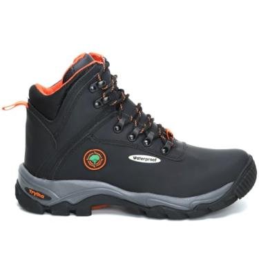Imagem de Trylha Bota tênis Hiking Impermeável, Masculino, Sola Antiderrapante, WATERPROOF (PRETO, BR, Adulto, Numérico, 40)
