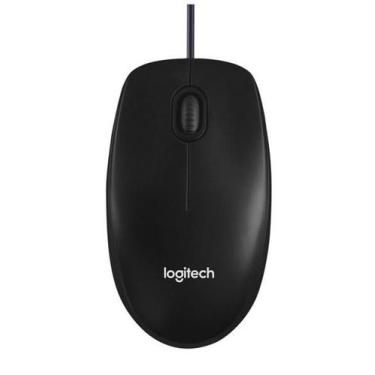 Imagem de Mouse Logitech M90 Preto Usb Com Fio - 910-007599