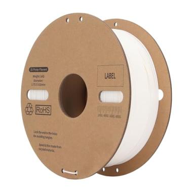 Imagem de 1,75 mm de impressão de alta velocide do filamento de PLA branco ± 0,02 mm 1kg de precisão para impressoras 3D FDM ENDER 3 CR10