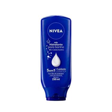 Imagem de Loção Hidratante Banho Soft Milk Nivea  250ml