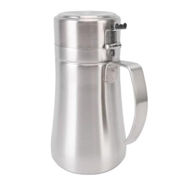 Imagem de Aramox Garrafa de Dispensador de Azeite de Aço Inoxidável, Recipiente de óleo à Prova de Vazamentos Com Tampa, para Cozinha de Cozinha Churrasco, Panela Grande (500ml)
