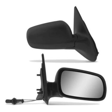 Imagem de Retrovisor VW Gol (Pai) - COTEC, Preto (Plástico)