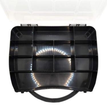 Imagem de Maleta Organizadora 12 divisórias Multiuso Miçangas Bijuterias - Macal